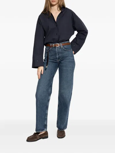 By Malene Birger Derris Buttoned Shirt In Blue