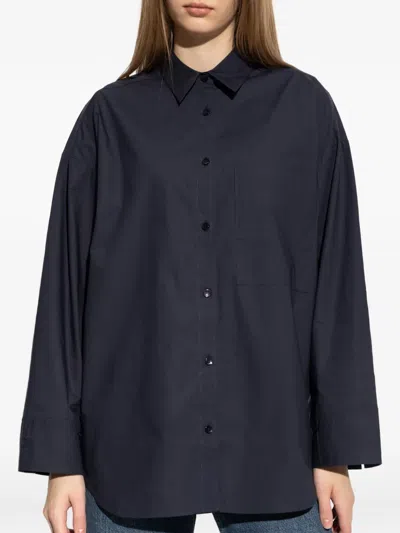 By Malene Birger Derris Buttoned Shirt In Blue