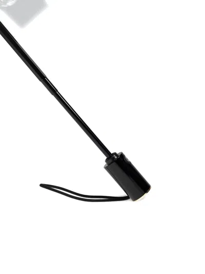 Moschino Patterned-border Printed Umbrella In Brown