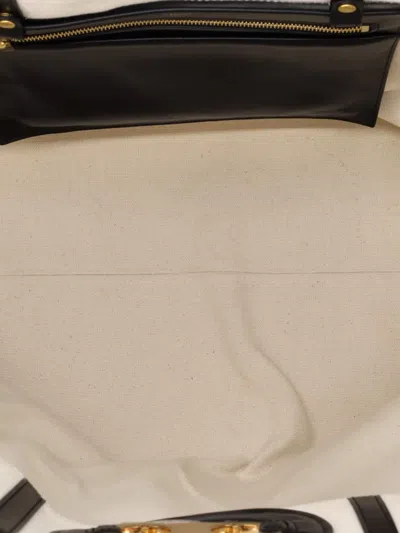 Pre-owned Celine Cabas Maillon Triomphe Bag Canvas Tote Bag In Neutral