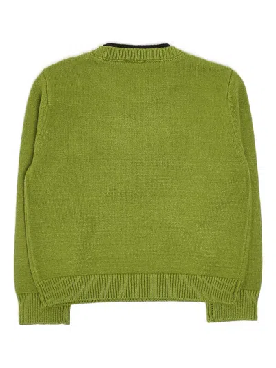 Twinset Round-neck Sweater In Green