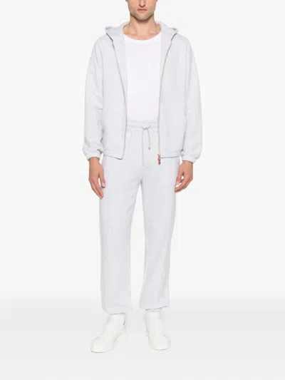 Eleventy Drawstring Track Pants In Gray
