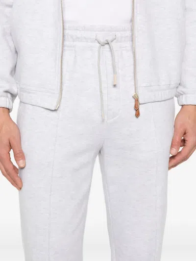 Eleventy Drawstring Track Pants In Gray