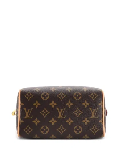 Pre-owned Louis Vuitton Speedy Bandouliere Bag Monogram Canvas 20 Crossbody Bag In Brown