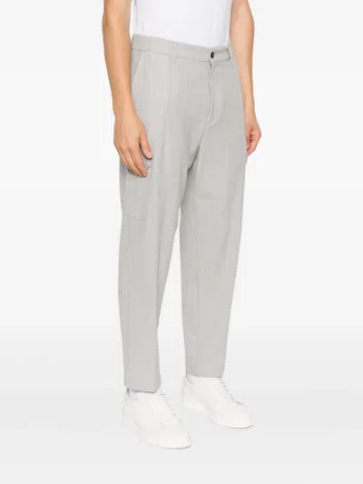 Eleventy Cargo-pockets Trousers In Gray