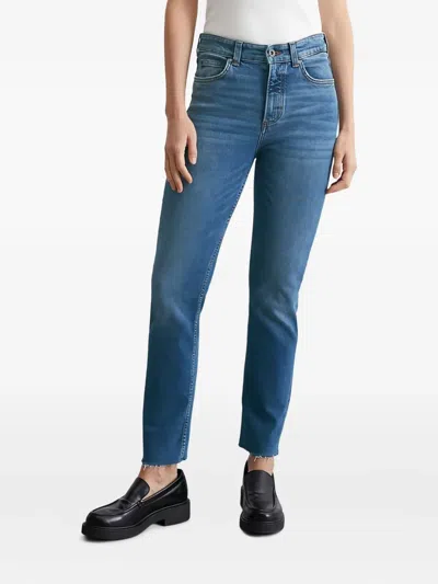 Marc O'polo Raw-hem Jeans In Blue