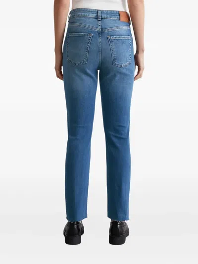 Marc O'polo Raw-hem Jeans In Blue