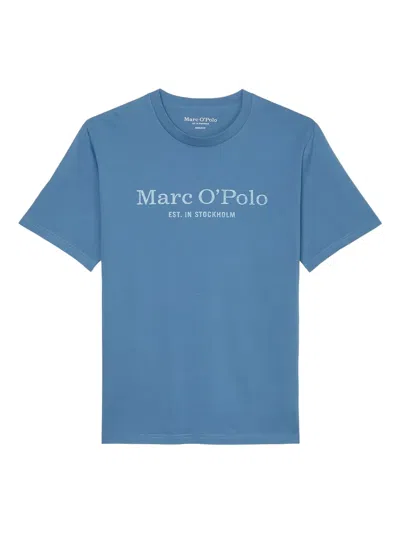 Marc O'polo Logo Print T-shirt In Black