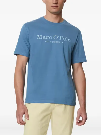 Marc O'polo Logo Print T-shirt In Black