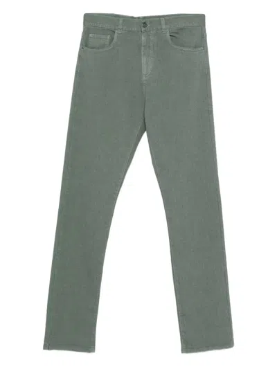 Canali Five-pocket Trousers In Gray