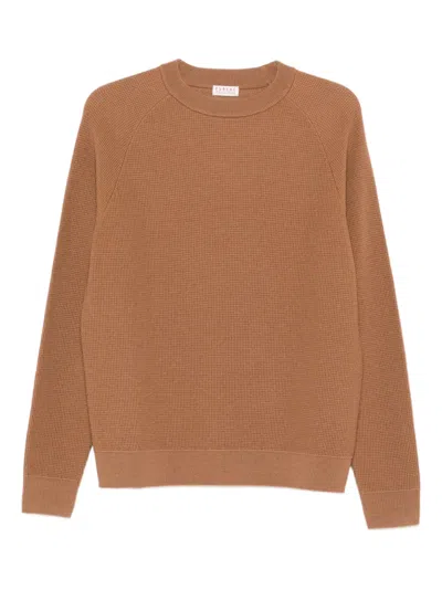 Fursac Crew-neck Sweater In Brown