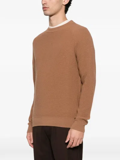 Fursac Crew-neck Sweater In Brown