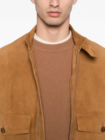 Fursac Crew-neck Sweater In Brown