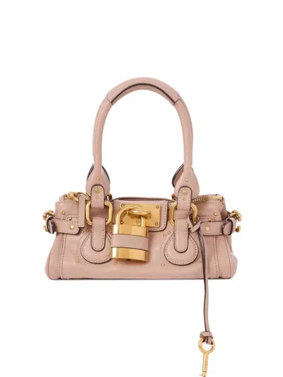 Chloé Chloe Paddington Small Grained Leather Shoulder Bag In Multi