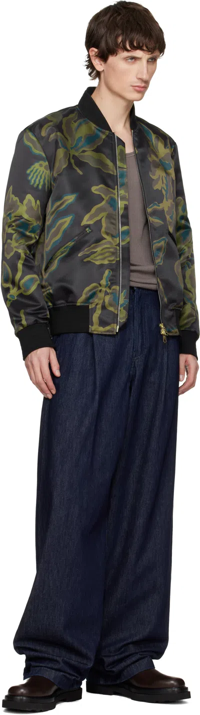 Paul Smith Brown Leather Beard Chelsea Boots In Black