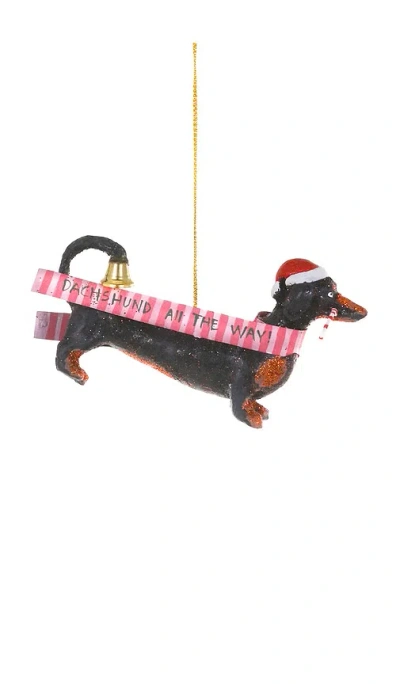 Cody Foster & Co Dachshund All The Way Ornament