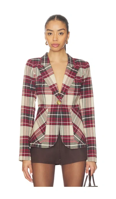 Smythe Patch Pocket Duchess Blazer In Multi
