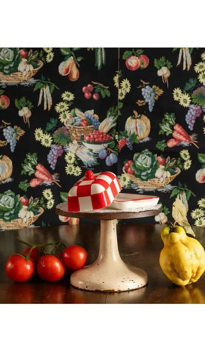 Vaisselle X Revolve Buttercup Butter Dish In Red