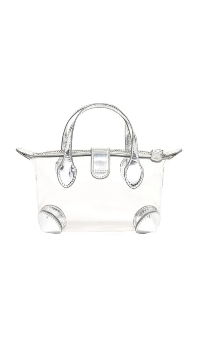 Stoney Clover Lane Clear Pouchette Crossbody Bag In Silver
