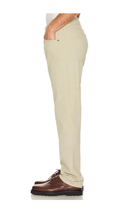 Faherty Reserve Twill 5 Pocket Pant In Neutral