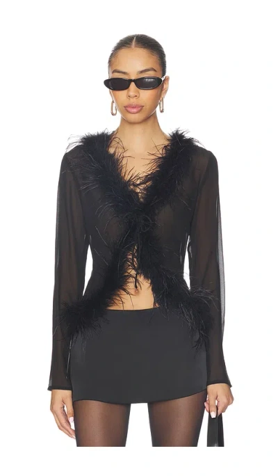 More To Come Justine Top In Black