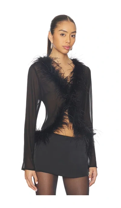 More To Come Justine Top In Black