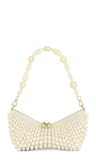 Cult Gaia Mercier Clutch In White