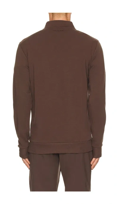 Travismathew Cloud Quarter Zip 2 Sweater In Brown