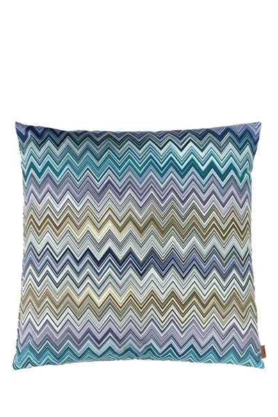 Missoni Embroidered Cotton Jarris Pillow In Multi
