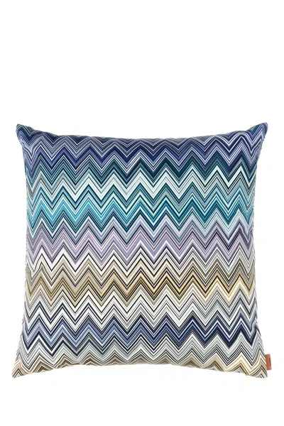 Missoni Embroidered Cotton Jarris Pillow In Multi