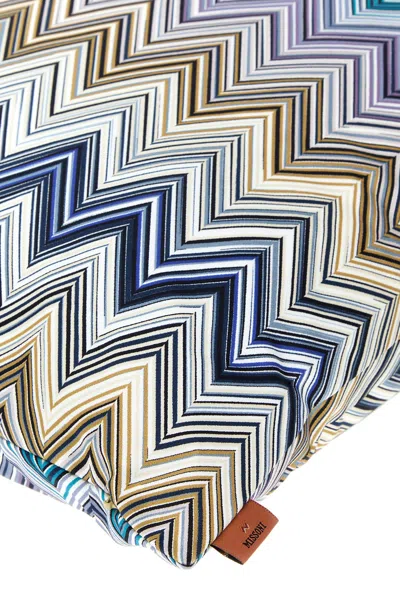 Missoni Embroidered Cotton Jarris Pillow In Multi