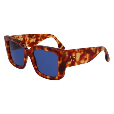 Victoria Beckham Brown Acetate Sunglasses In Brown