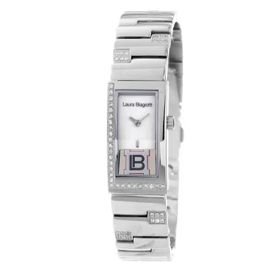 Laura Biagiotti Silver Stainless Steel Dress Watch In Silver