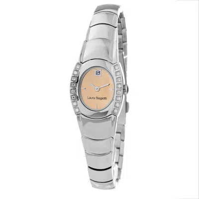 Laura Biagiotti Silver Stainless Steel Dress Watch In Silver