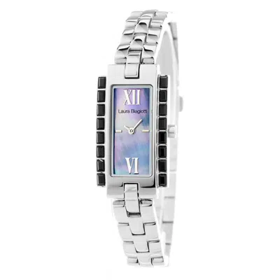 Laura Biagiotti Silver Stainless Steel Bracelet Watch In Metallic