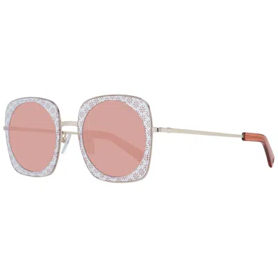 Sting Multicolor Metal Sunglasses In Pink