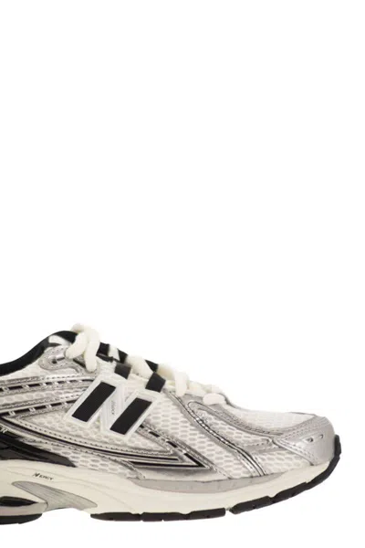 New Balance Multicolor Low Top Sneakers With Logo Detail On The Rear In Tech Fabric Man In White