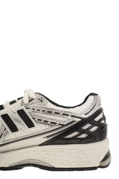 New Balance Multicolor Low Top Sneakers With Logo Detail On The Rear In Tech Fabric Man In White