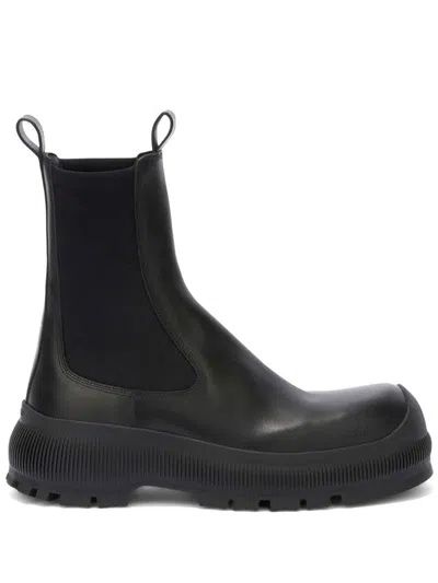 Jil Sander Women's Chelsea Boot In Black