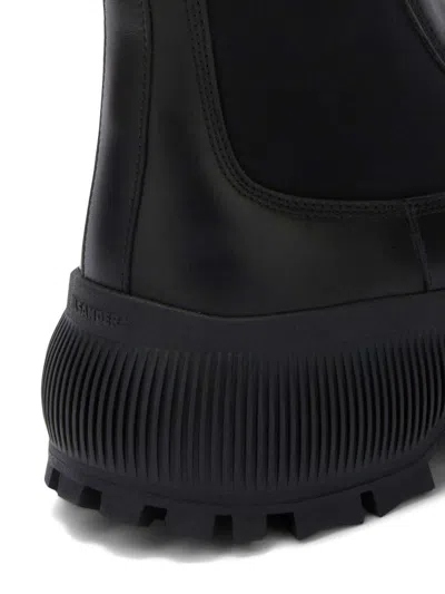 Jil Sander Women's Chelsea Boot In Black