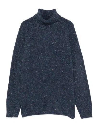 Be You Wool Turtle-neck Sweater In Blue