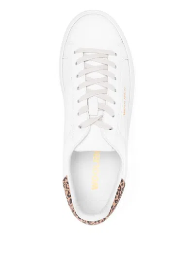 Woolrich Chunky Court Leather Sneakers In White