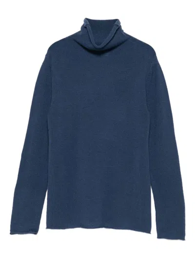 Be You Cashmere Turtle-neck Sweater In Blue