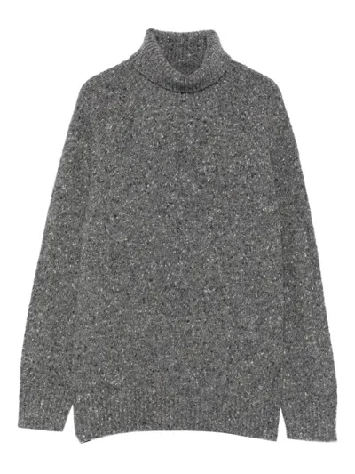 Be You Wool Turtle-neck Sweater In Gray