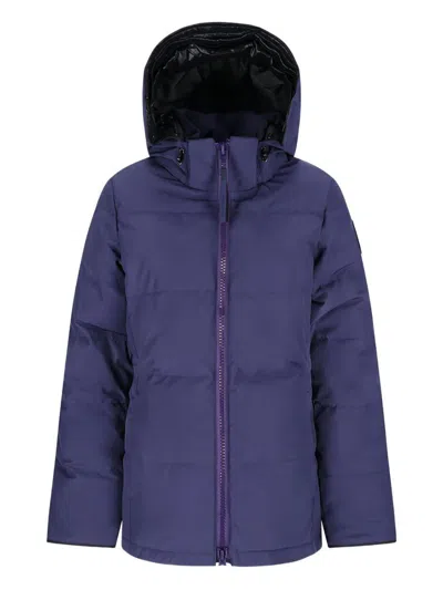 Canada Goose Chelsea Down Parka With Detachable Hood In Blue