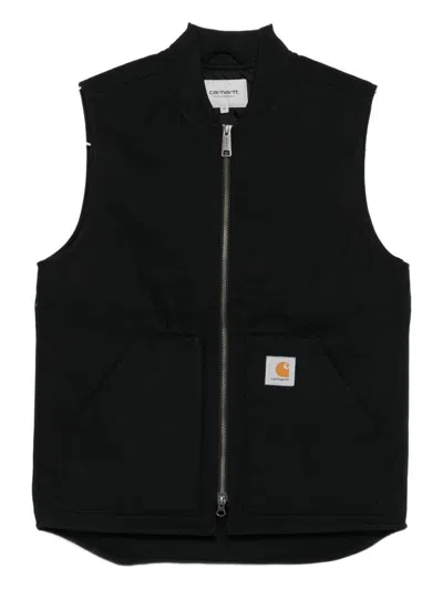 Carhartt Wip Cotton Vest In Black