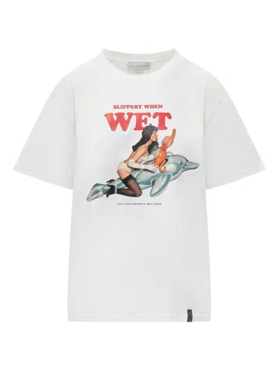 Stella Mccartney X Jeff Koons T-shirt In White