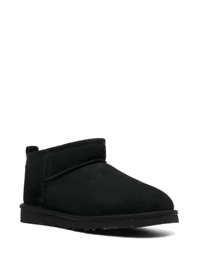 Ugg Classic Ultra Mini Ankle Boots In Black