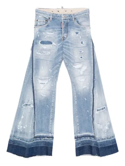 Dsquared2 Denim Cotton Jeans In Blue