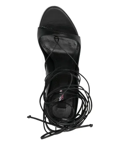 Dsquared2 Open Toe Heeled Sandals For Summer In Multi